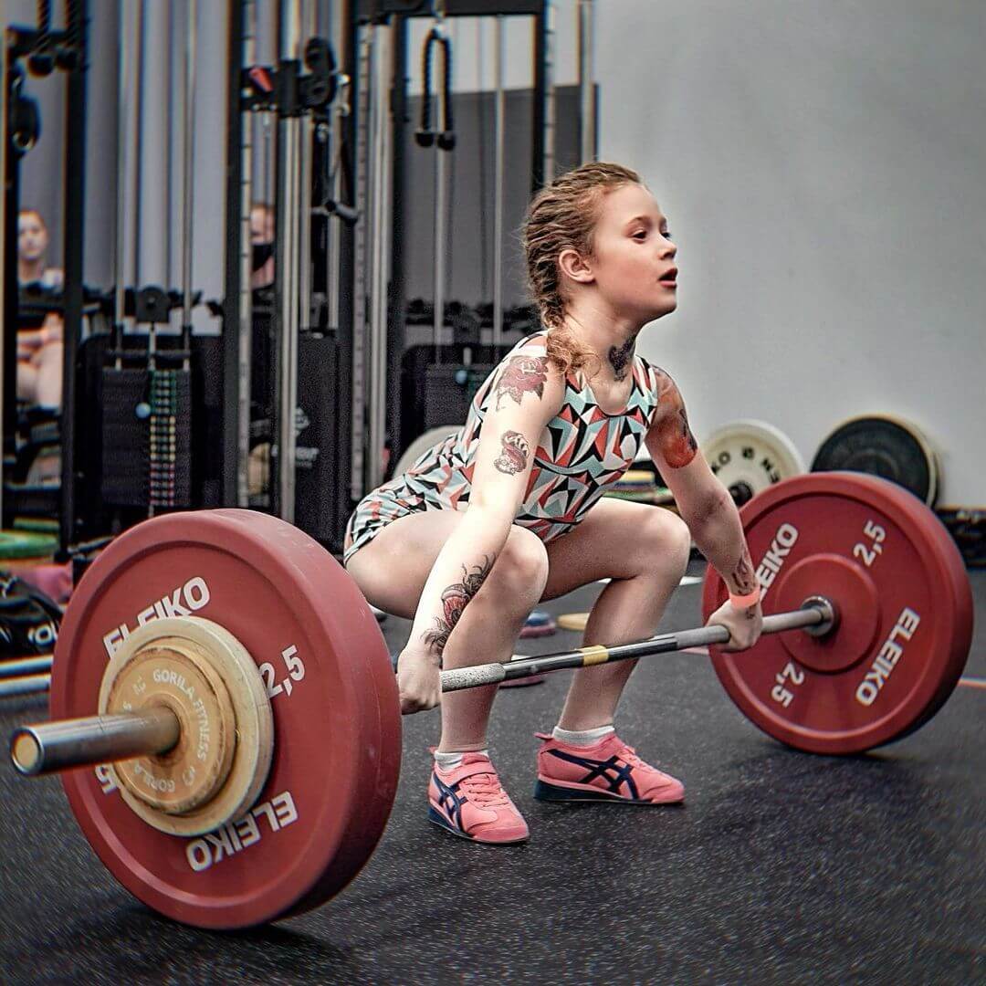 9-Year-Old Weightlifter Rory Van Ulft Deadlifts 111 Kilograms (244 pounds) Beltless